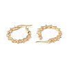 Brass Hoop Earring Finding KK-P223-24G-2