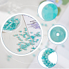 HOBBIESAY 2 Strands Natural Amazonite Round Beads Strands G-HY0001-22-5