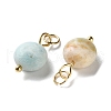 Natural Flower Amazonite Pendants STAS-C120-10G-02-2