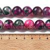 Natural Multi-Color Agate Beads Strands G-A261-B15-14mm-5