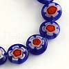 Handmade Millefiori Glass Bead Strands LK-R006-16A-1