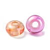 Transparent Acrylic European Beads X-OACR-E033-20-2