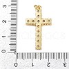 Brass Micro Pave Cubic Zirconia Pendants KK-S526-06G-A-3