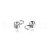 Non-Tarnish 201 Stainless Steel Pendant Rhinestone Settings STAS-S057-44A-P-4