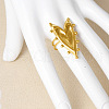 304 Stainless Steel Heart Cuff Ring DX8614-2-3