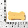 Paw Print Theme Opaque Resin Cabochon CRES-I040-02A-3