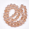 Electroplate Glass Beads Strands EGLA-S176-6A-B07-2