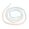 Transparent Gradient Color Glass Beads Strands GLAA-G101-2mm-01-4