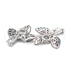 Brass Enamel  Pendants KK-C223-12P-3