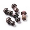 Natural Rhodonite GuaSha Stone G-A205-25S-1