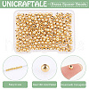 Unicraftale 200Pcs Brass Spacer Beads KK-UN0002-34-4