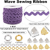 Gorgecraft 1 Strand Wave Bending Fringe Trim FIND-GF0006-65D-2