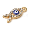 Alloy Enamel Rhinestone Glass Pendants X1-ENAM-U003-02G-06-2