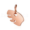 201 Stainless Steel Charms STAS-S105-T622-3-1