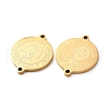 Ion Plating(IP) 304 Stainless Steel Connector Charms STAS-C074-11G-11-2