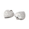 Non-Tarnish 304 Stainless Steel Pendants STAS-H212-37P-2