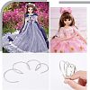 Fingerinspire 24Pcs 4 Style Iron Dolls Hair Hoop DIY-FG0002-74-7