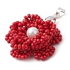 Seed Beads Beaded Charms PALLOY-MZ00342-3