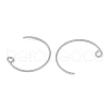 Brass Earring Hooks KK-C069-02P-2