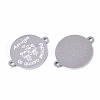 Tarnish Resistant 201 Stainless Steel Links connectors STAS-S079-156B-P-2
