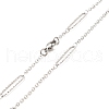 304 Stainless Steel Necklaces STAS-D084-30P-2