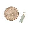 20Pcs 10 Styles Natural Mixed Stone Copper Wire Wrapped Pendants PALLOY-JF03976-3