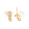 Brass Sea Horse Stud Earrings for Women KK-A166-03G-2