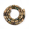 Natural Verdite Stone Beads Strands G-N346-01B-06-3
