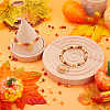 SOFPLATE Thanksgiving Day Theme 1500Pcs 5 Colors Opaque Acrylic Beads MACR-SP0001-01A-03-4