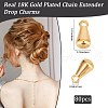 Beebeecraft 80Pcs Brass Charms KK-BBC0014-10B-2