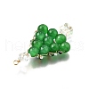 Cat Eye Beads Pendants PALLOY-TA00277-4
