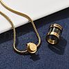 304 Stainless Steel Openable Empty Glass Bottle Pendant Necklaces NJEW-V001-08G-1