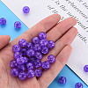 Transparent Crackle Acrylic Beads MACR-S373-66C-N21-4