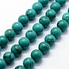Natural Magnesite Beads Strands G-I199-33-4mm-1