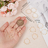 Beebeecraft 16Pcs Brass Chandelier Component Links KK-BBC0009-46-3