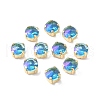 Moonlight Effect Flat Round Sew on Rhinestone RGLA-G018-01B-01-1