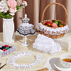 Fingerinspire 7.7~8M Stain Flower Lace Ribbon OCOR-FG0002-35A-5