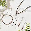 Olycraft Natural Tourmaline Round Beads Strands G-OC0003-54-4