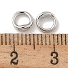 Brass Ring Charm Connectors KK-P284-06P-3