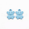 Spray Painted Alloy Charms PALLOY-Q433-034A-RS-1