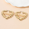 Alloy Hoop Earrings WG15DC6-09-1