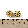 Brass Enamel Beads KK-L236-01B-G-3