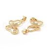 Brass Micro Pave Cubic Zirconia Pendants ZIRC-P106-12G-3