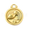 Real 18K Gold Plated Tone 304 Stainless Steel Pendants STAS-K291-01G-11-1