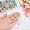 ARRICRAFT 1000Pcs 10 Colors ABS Plastic Imitation Pearl Cabochons PACR-AR0001-03-3
