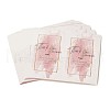 Coated Paper Sealing Stickers X-DIY-F085-03B-1