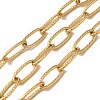 Ion Plating(IP) 304 Stainless Steel Oval Link Chains CHS-Q006-13G-1