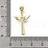Brass Micro Pave Cubic Zirconia Pendants KK-Q066-40G-01-3