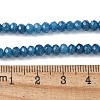 Dyed Natural Malaysia Jade Rondelle Beads Strands G-E316-2x4mm-54-2