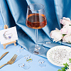 BENECREAT Acrylic Wine Glass Charms AJEW-BC0003-80-5